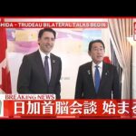 【速報】岸田首相とカナダ・トルドー首相の首脳会談はじまる