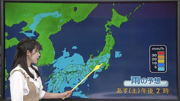 *【天気】あすは東・西日本を中心に雨や雷雨　今週も広く雨の週末に_5/12