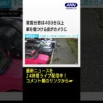 手に金属　次々と車を傷つける姿がカメラに カナダ　#shorts