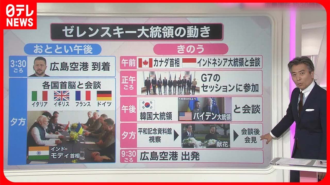 【解説】ゼレンスキー大統領の広島「電撃訪問」成果は？『知りたいッ！』