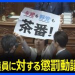 不規則発言のれいわ・櫛渕議員に対する懲罰動議可決｜TBS NEWS DIG