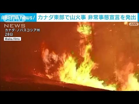 カナダ東部で山火事　ハリファックスに非常事態宣言(2023年5月29日)