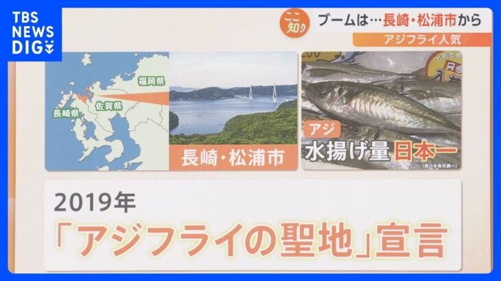 「アジフライの聖地」宣言で観光客が約80万人→約94万人に　「松浦アジフライ」の魅力とは【Nスタ】｜TBS NEWS DIG