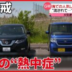 【GW】例年以上の「暑さ」予想　車内に子供残さないで