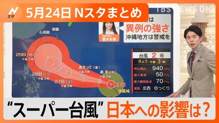 【Nスタ解説まとめ】“スーパー台風”は日本にくる？／カエル混入相次ぐワケは？／1日に必要な塩分7gに？ | TBS NEWS DIG