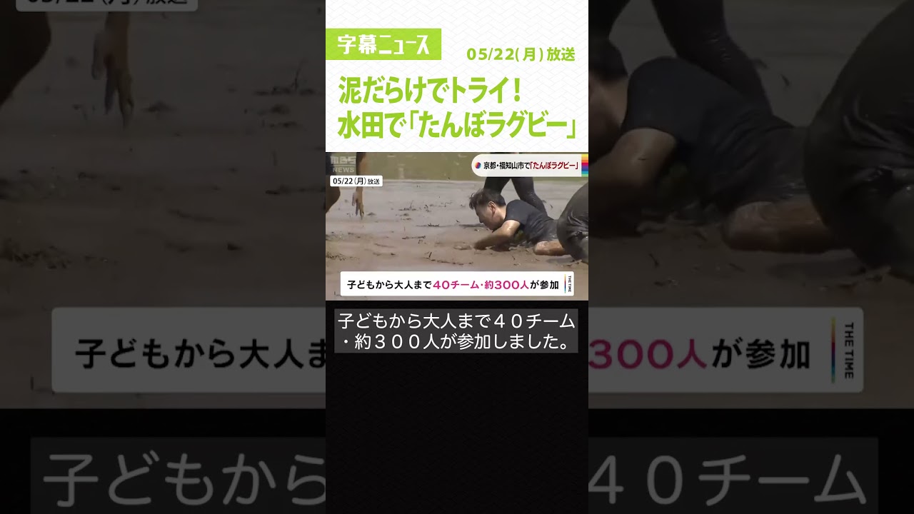 #Shorts #たんぼラグビー #水田
