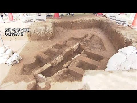 吉野ケ里遺跡の石棺墓発掘調査現場を一般公開(2023年6月24日)
