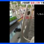 新宿駅の刃物騒ぎで3人けが料理人が包丁を職場から持ち帰る途中一部見えるTBSNEWSDIG