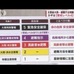 災害級の大雨避難の判断はいつ警戒レベル4までに(2023年6月30日)