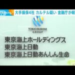 大手損保4社カルテルの疑い金融庁報告徴求命令(2023年6月19日)