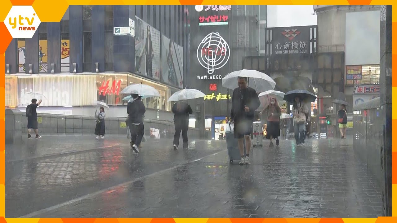 【大雨】近畿地方に「線状降水帯の予測情報」災害級の雨量となる恐れ 大阪府でも避難指示