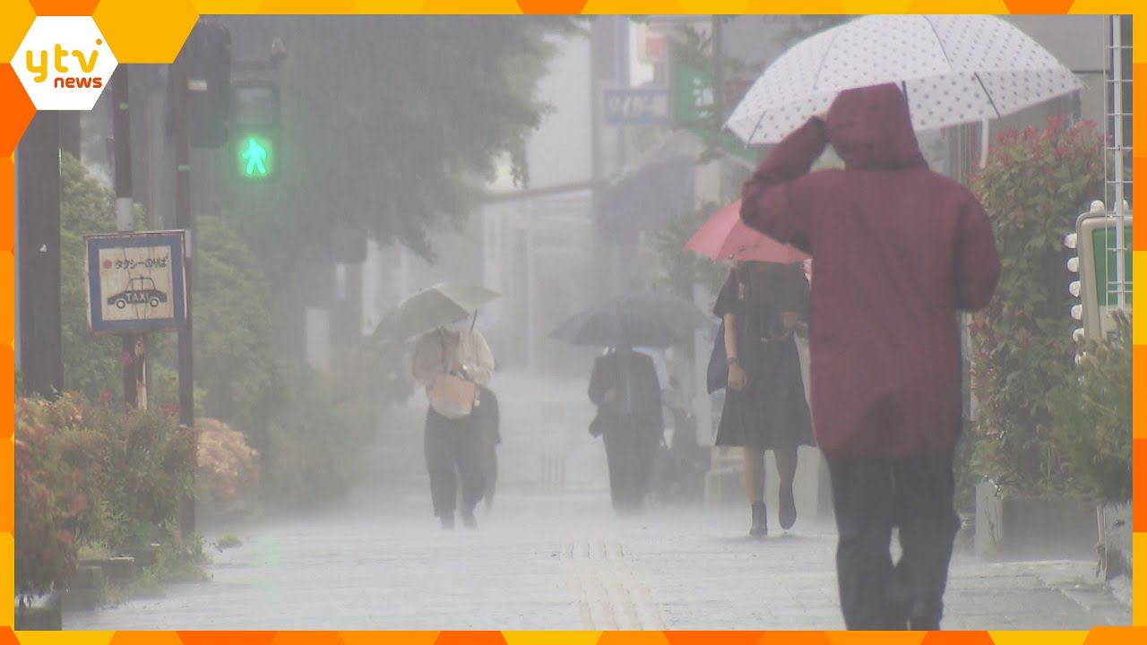 近畿各地で大雨 線状降水帯の発生や「緊急安全確保」も 今後も河川氾濫や土砂崩れに警戒