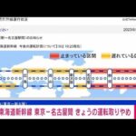 【東海道新幹線】東京～名古屋のきょうの運転を取り止め　JR東海(2023年6月2日)
