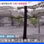 【台風情報】東海地方に線状降水帯　静岡・磐田市の敷地川の堤防決壊…1万4209世帯を対象に「緊急安全確保」が発表｜TBS NEWS DIG