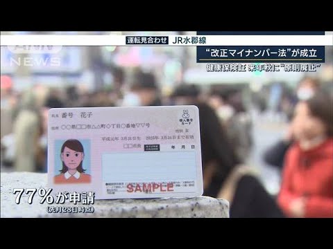 自動車登録も可能・健康保険証が来年秋に原則廃止“改正マイナンバー法”が成立　(2023年6月2日)