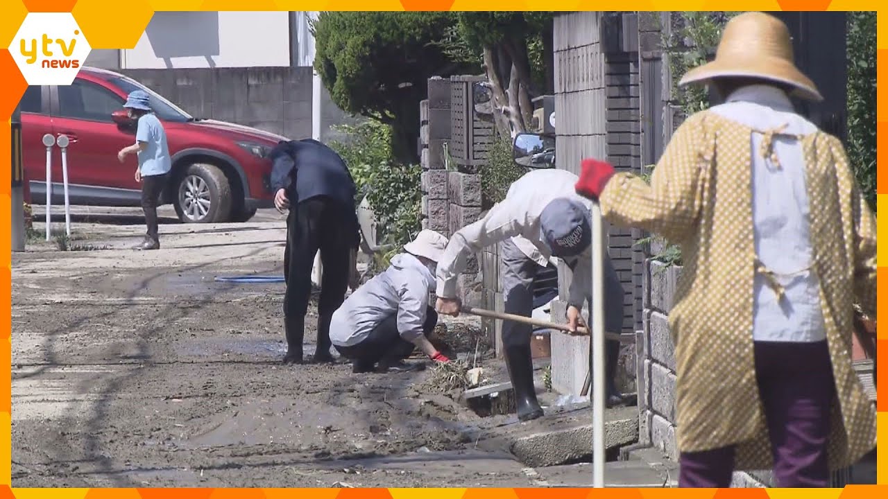 「こんなに崩れるとは…」和歌山で記録的な大雨　紀の川市では大規模な土砂崩れも　復旧作業進む