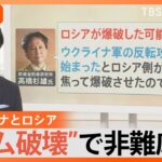 「ロシアが“焦って”爆破した可能性が…」水力発電所のダム破壊で非難の応酬　ウクライナでは原発に冷却水供給の役割も【Nスタ解説】｜TBS NEWS DIG