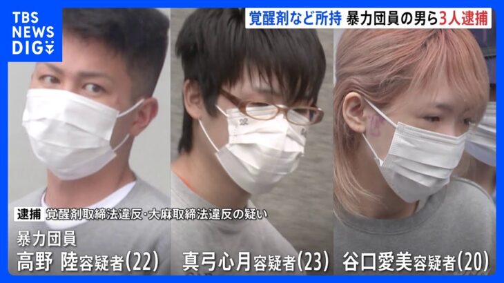 生活保護受給者向けのマンションで…覚醒剤と大麻の営利目的所持疑い　暴力団組員の男ら3人を逮捕｜TBS NEWS DIG