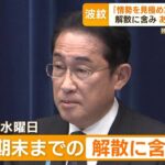 情勢を見極めたい岸田総理一歩踏み込む会期末までの解散に含み(2023年6月14日)