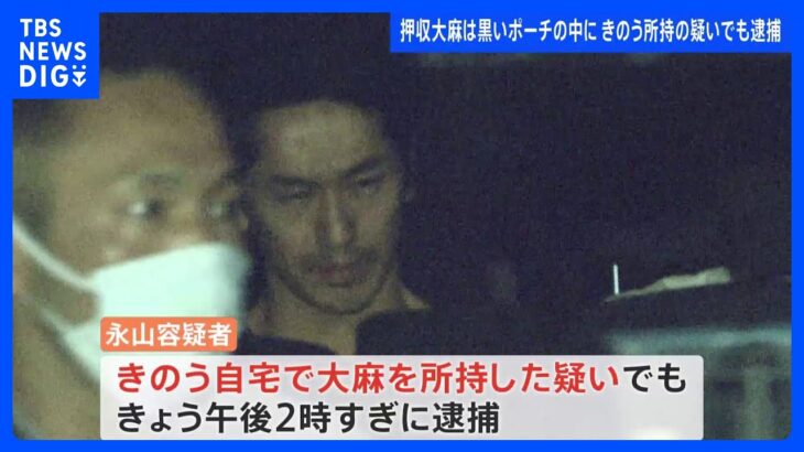 俳優の永山絢斗容疑者を大麻所持容疑で再逮捕ラップに包まれた状態で自宅から大麻約1グラム押収TBSNEWSDIG