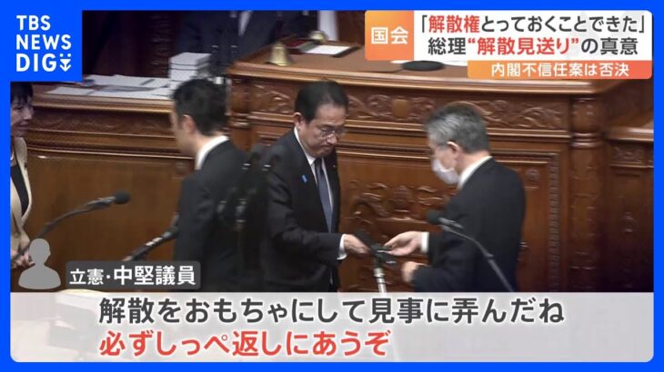 最大の収穫は解散権をとっておけた岸田総理の解散見送り真意は与野党からは恨み節必ずしっぺ返しTBSNEWSDIG