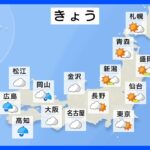6月21日今日の天気西日本は梅雨空戻る九州と四国は雷雨に注意関東はいつ頃から雨が降るTBSNEWSDIG