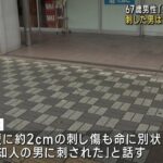知人に刺された67歳男性刺した男は逃走中東大阪市(2023年6月14日)
