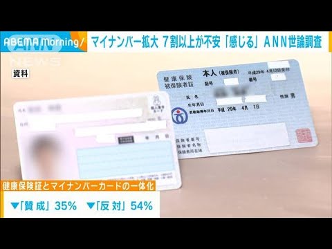 マイナンバーの利用拡大 7割以上が不安を「感じる」(2023年6月12日)