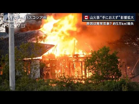 NY州知事「気候変動を実感」原因は異常気象か…カナダ山火事“手におえず”影響拡大(2023年6月9日)