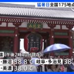 今年最多の175地点で猛暑日を観測　山梨・勝沼では最高気温38.8℃｜TBS NEWS DIG