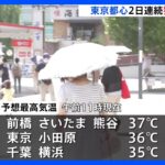 東京都心2日連続で猛暑日となる予想環境省と気象庁22の地域に熱中症警戒アラートを発表TBSNEWSDIG