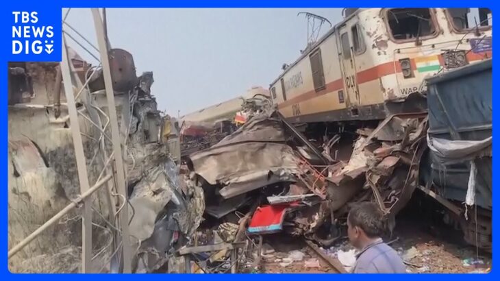 インド列車事故で鉄道職員3人逮捕事故後に不備を隠ぺいしようとしたTBSNEWSDIG