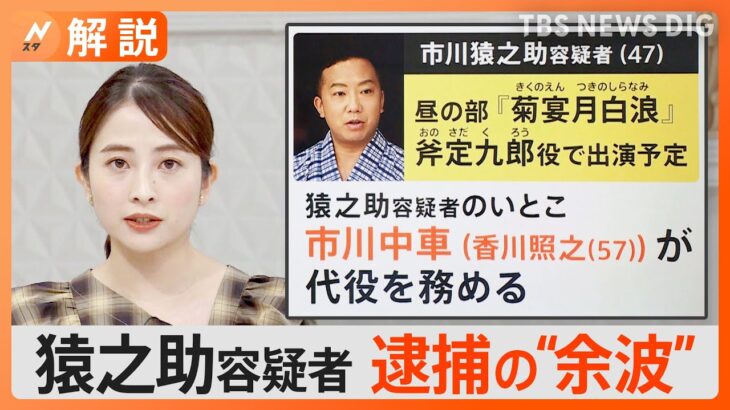 七月大歌舞伎開幕も出演作品の公開中止に延期市川猿之助容疑者逮捕の余波さまざまな作品にNスタ解説TBSNEWSDIG