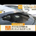 関東でまた天候急変ひょうにタクシー会社衝撃ガラス粉々数十台が被害(2023年7月5日)