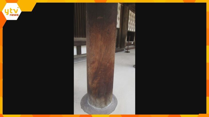 世界遺産唐招提寺の柱にＪｕｌｉａｎの文字爪で書いたカナダ国籍の少年に警察が事情聞く奈良