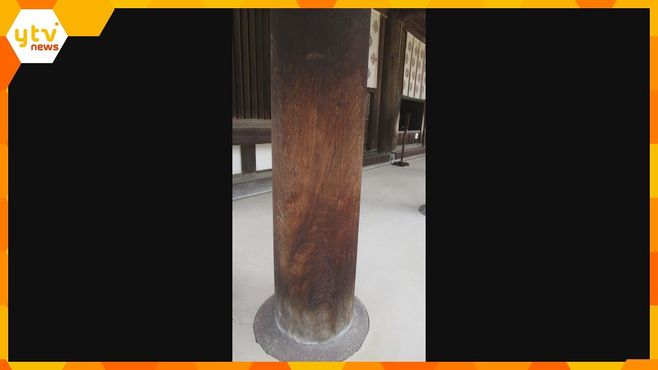 世界遺産唐招提寺の柱にＪｕｌｉａｎの文字爪で書いたカナダ国籍の少年に警察が事情聞く奈良