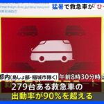 救急車ひっ迫アラート東京消防庁が今月から新基準を開始けさ出動率が90%を超える熱中症対策などTBSNEWSDIG