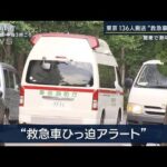 搬送相次ぎ救急車ひっ迫も関東で危険な暑さ熱中症急増都内では今年最多(2023年7月10日)