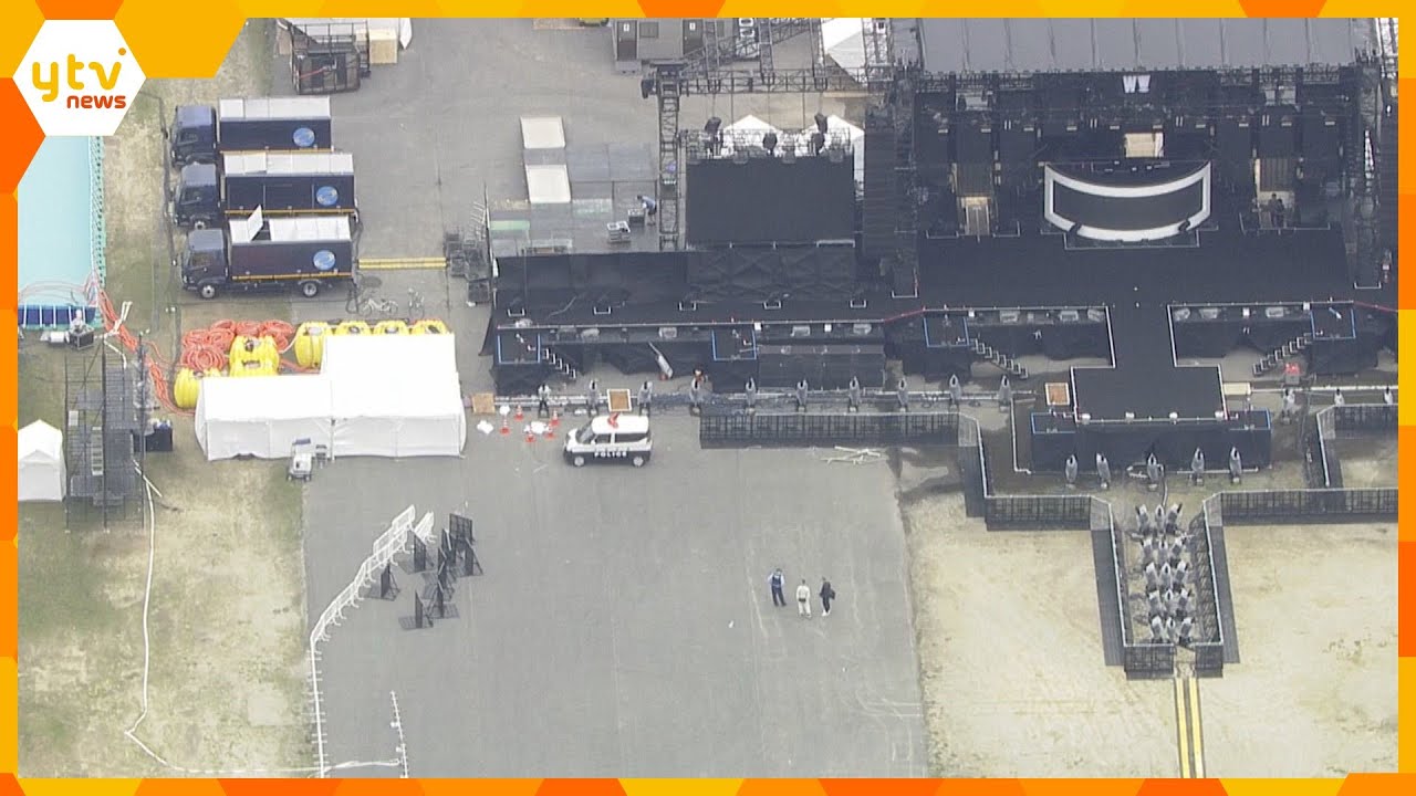 音楽イベントのリハーサルで事故　男性スタッフ死亡　時速１２０キロの水が直撃　大阪・舞洲