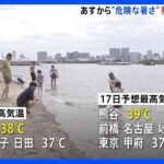 東日本・西日本であすから危険な暑さ予想　熱中症搬送者数が1年で最も多くなる時期　気象庁「早め早めの予防行動を」｜TBS NEWS DIG