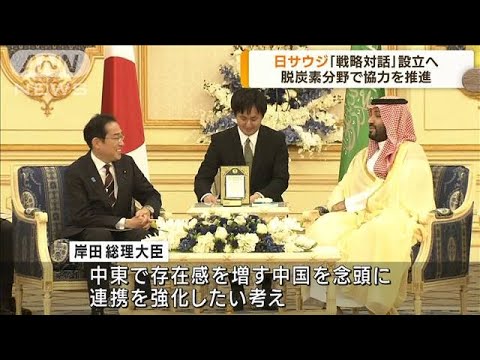 日サウジアラビア首脳会談　脱炭素分野で協力を推進(2023年7月17日)