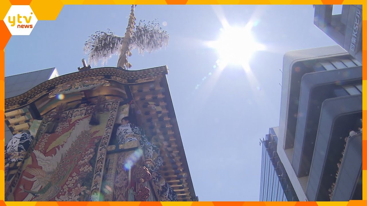近畿各地は今年一番の暑さ予想　京都市は３８℃、奈良市と大津市は３６℃の予想　熱中症に注意を