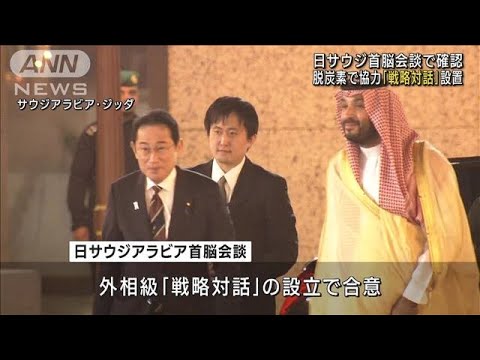 日サウジ首脳会談で確認　脱炭素で協力「戦略対話」設置(2023年7月17日)