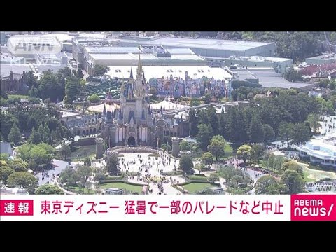 【速報】東京ディズニーリゾート　暑さで予定していたパレードと一部のショーを中止(2023年7月17日)