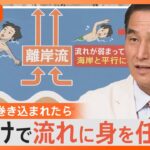 水難事故　こんな状況になったら？離岸流に巻き込まれたときの対処法と子どもが溺れてしまったときの対処法【Nスタ解説】｜TBS NEWS DIG