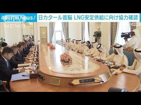 岸田総理カタール首長と首脳会談 「液化天然ガスの安定供給」に向け協力(2023年7月18日)