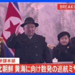 【速報】北朝鮮が数発の巡航ミサイルを黄海に発射　韓国軍｜TBS NEWS DIG