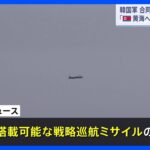 核弾頭を搭載可能なミサイルか　北朝鮮が発射した巡航ミサイルについて韓国メディアが指摘｜TBS NEWS DIG