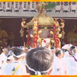 祇園祭　３基の神輿が八坂神社に還る「還幸祭」神輿に乗っていた神様が本殿に戻られる