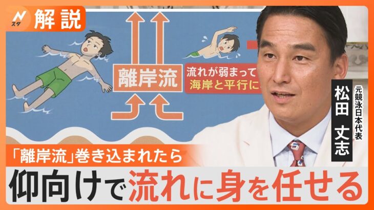 水難事故　こんな状況になったら？離岸流に巻き込まれたときの対処法と子どもが溺れてしまったときの対処法【Nスタ解説】｜TBS NEWS DIG